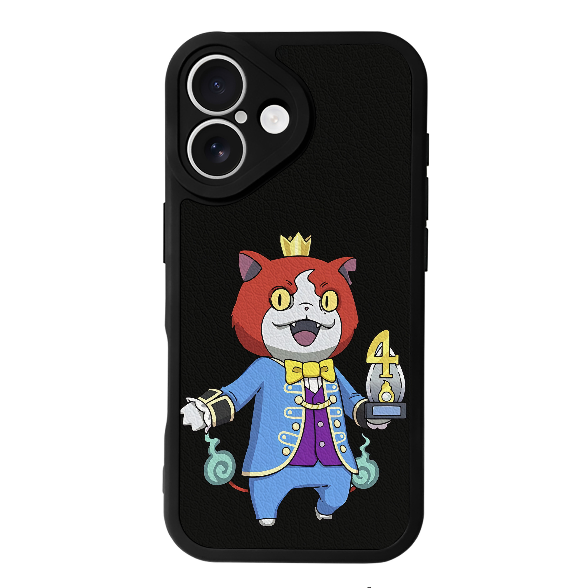 （画像用） 妖怪ウォッチ Yo-kai Watch 【iPhone 16シリーズ対応】シリコンスマホケース（レザー調） 材質：シリコン
